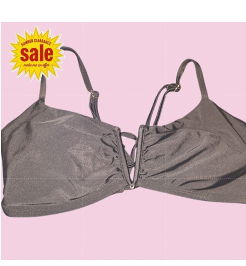 Time & Tru Black Swimsuit Top - Size XL SUMMER CLEARANCE SALE - MAKE ME AN OFFER